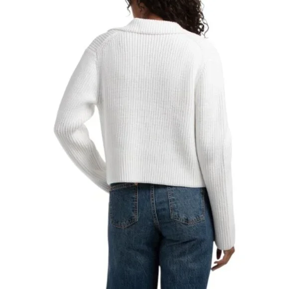 VINCE Double Breasted Sweater Jacket